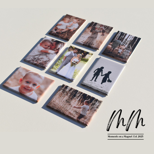 Custom 80x50mm photo magnet – Moments on a Magnet