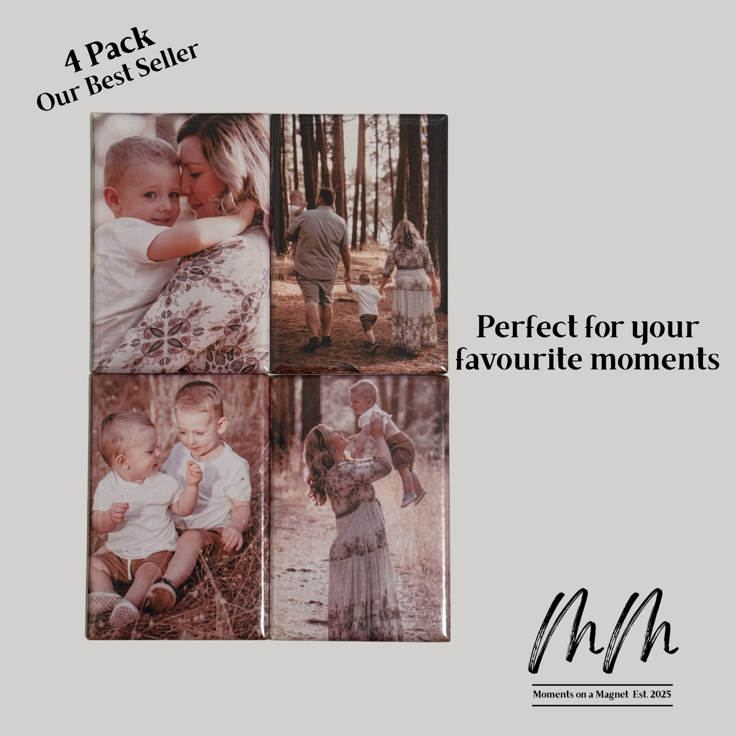 custom photo magnet pack value option