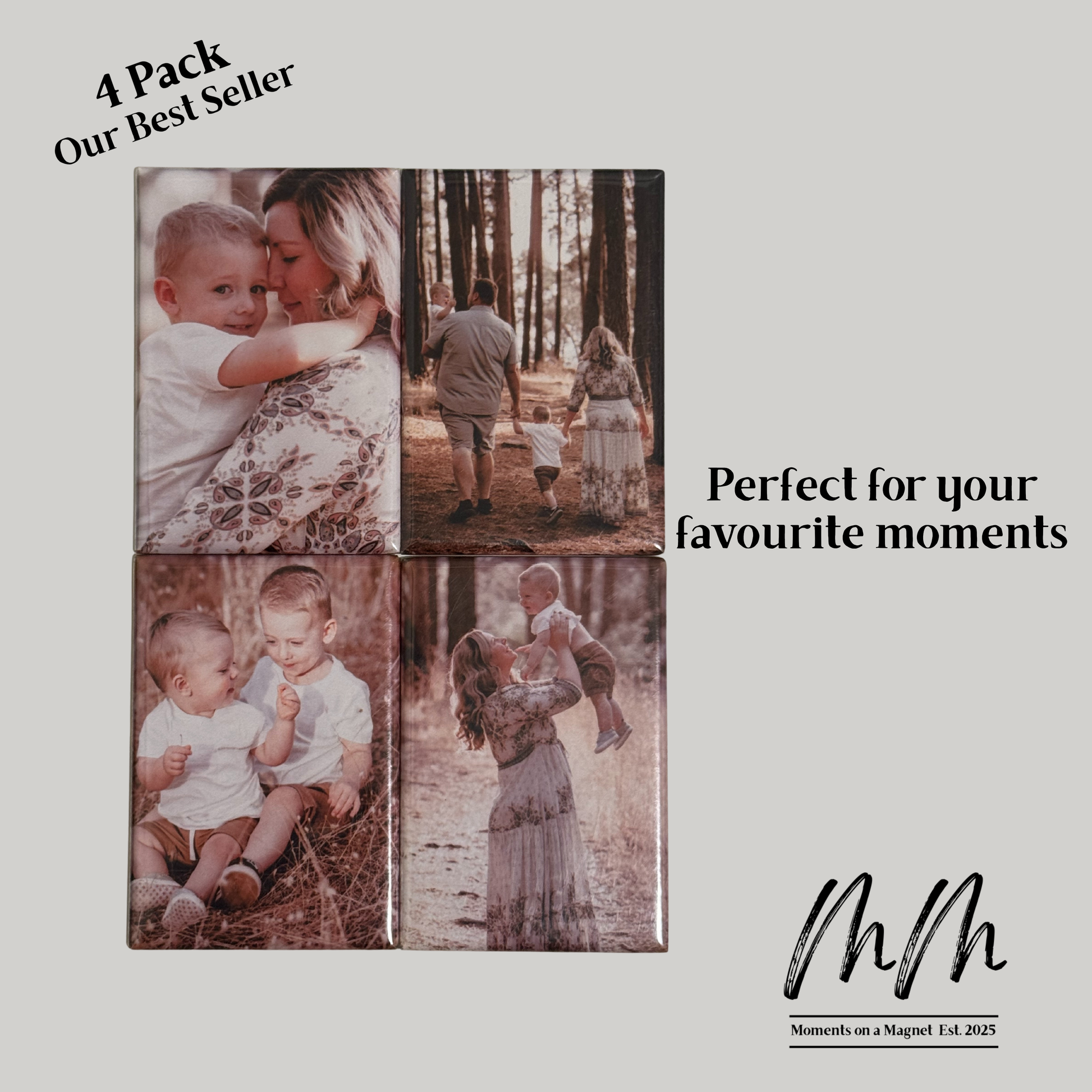 custom photo magnet pack value option