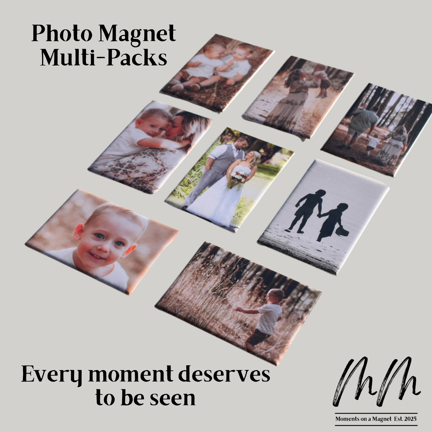 personalised photo magnet multipack Australia