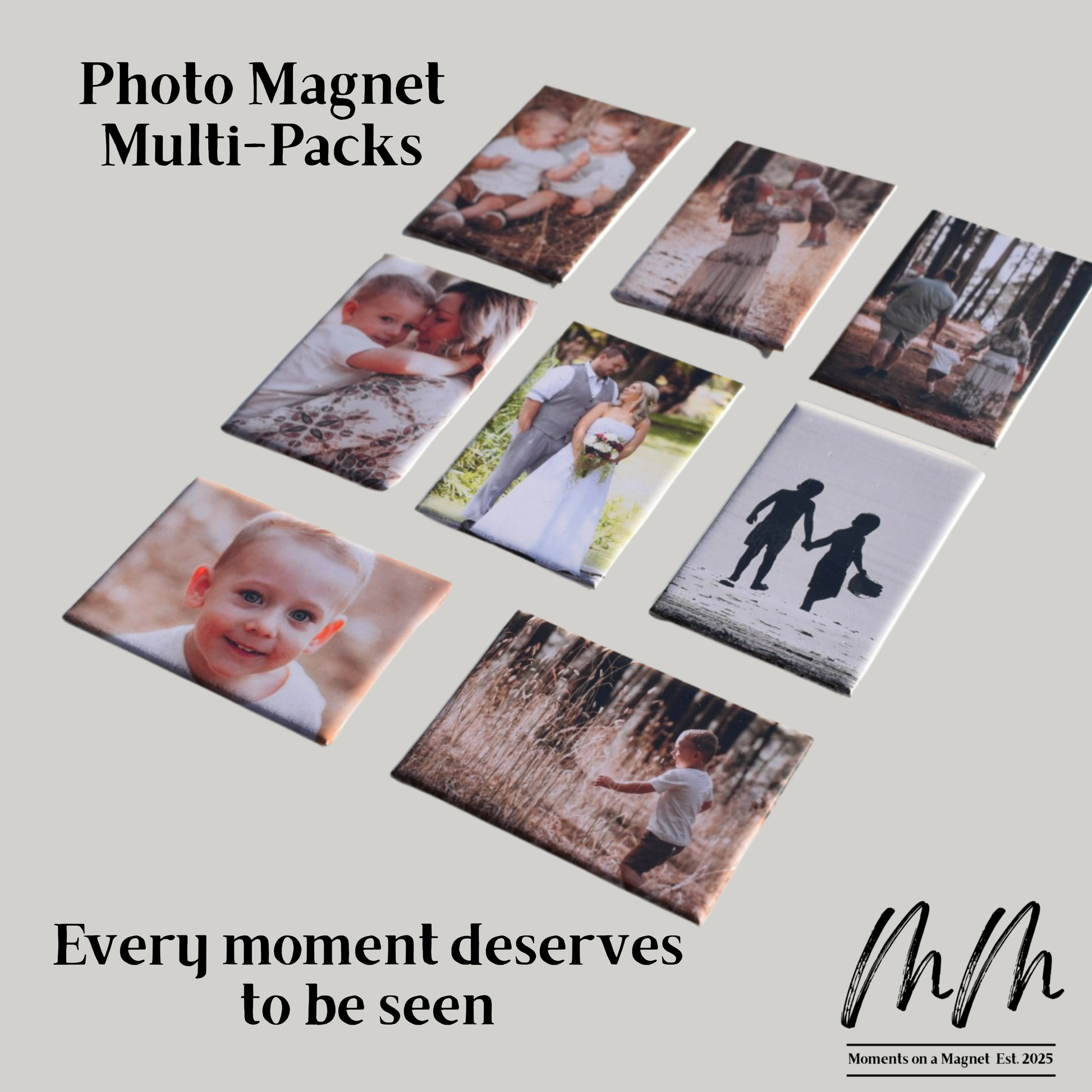 personalised photo magnet multipack Australia