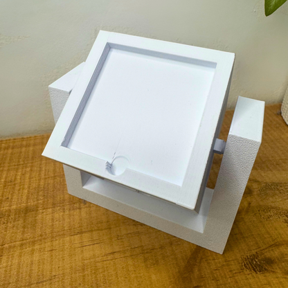 Photo magnet cube holder designed to fit 50mm square magnets