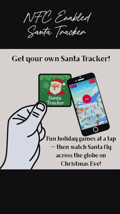 Santa Tracker Magnet | Ornament (50mm x 50mm) | Moments on a Magnet